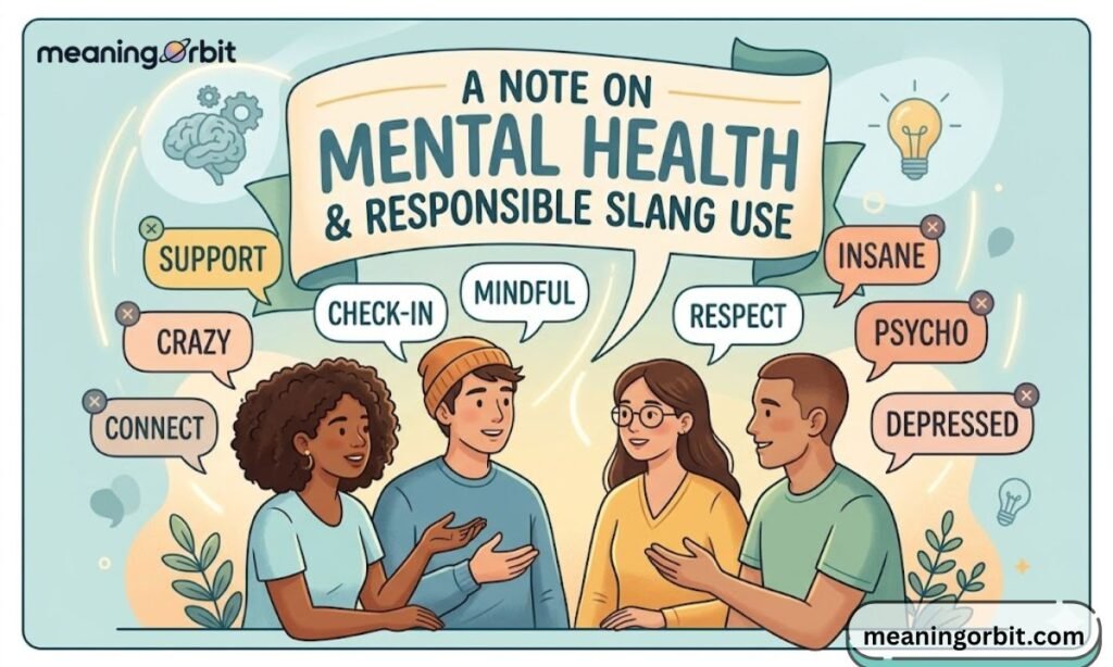 A Note on Mental Health and Responsible Slang Use