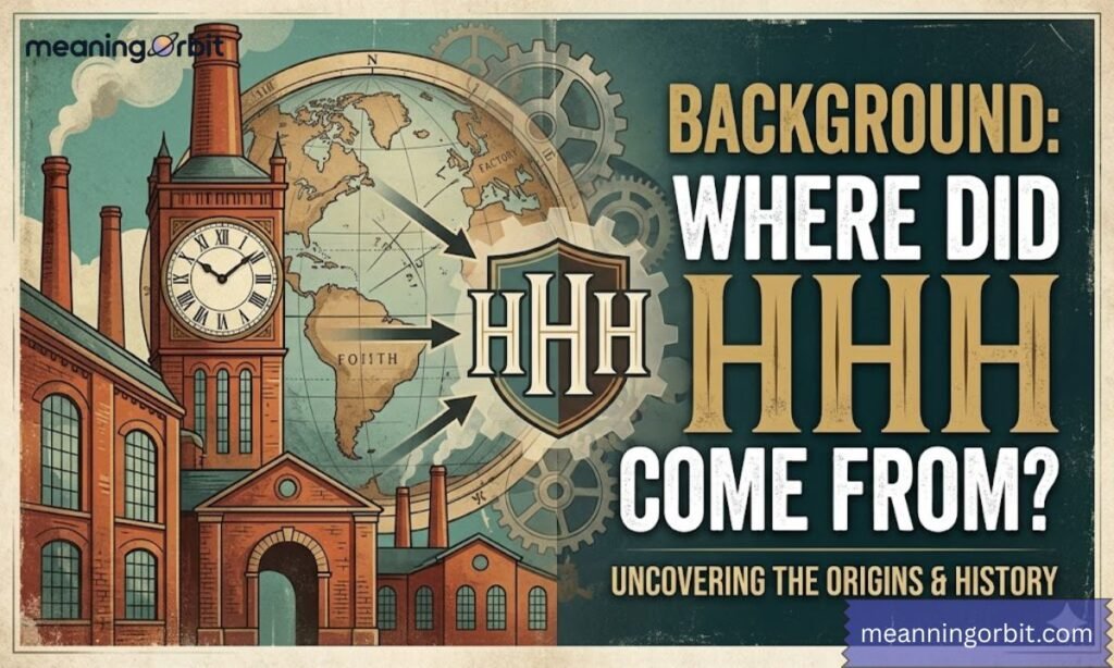 Background: Where Did HHH Come From?