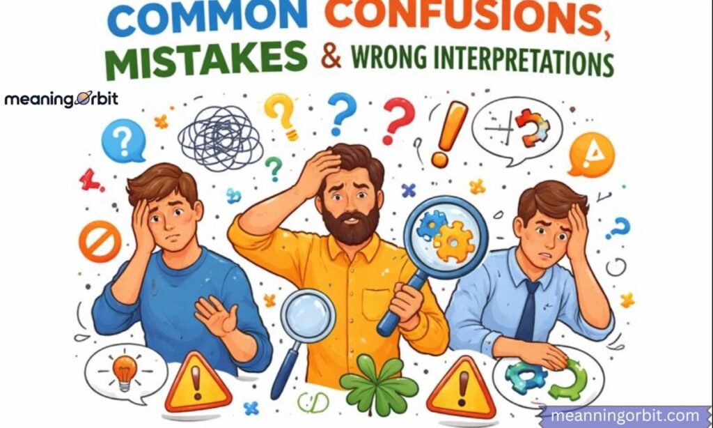 Common Confusions, Mistakes & Wrong Interpretations