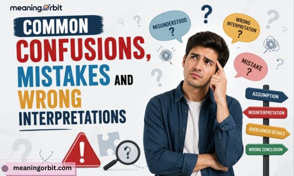 Common Confusions, Mistakes and Wrong Interpretations