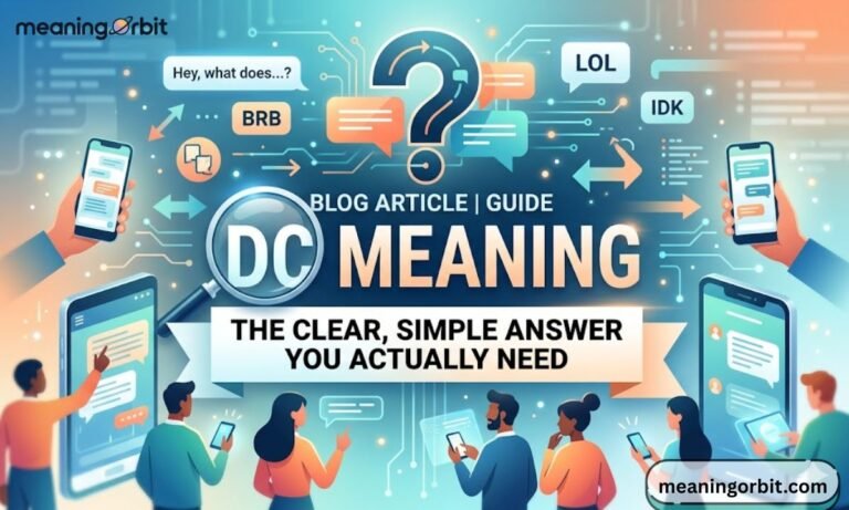 DC Meaning in Text: The Clear, Simple Answer You Actually Need
