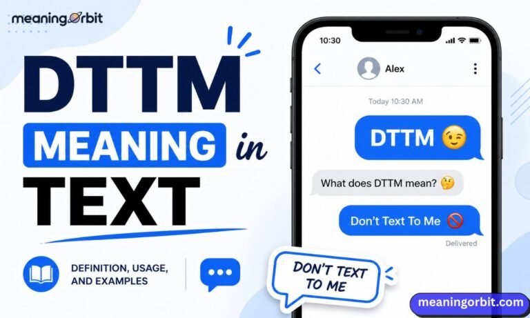 DTTM Meaning in Text