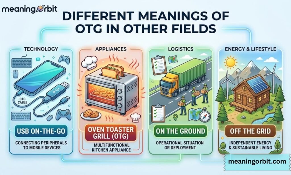Different Meanings of OTG in Other Fields