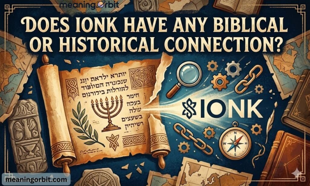 Does IONK Have Any Biblical or Historical Connection