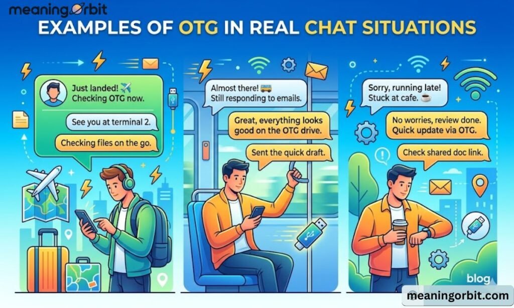 Examples of OTG in Real Chat Situations
