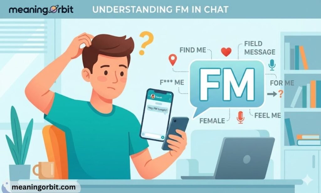 FM Meaning in Chat from a Guy