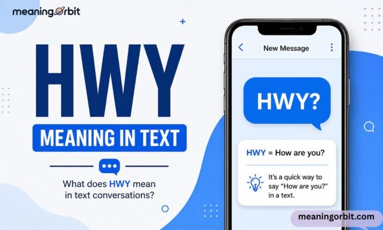 HWY Meaning in Text