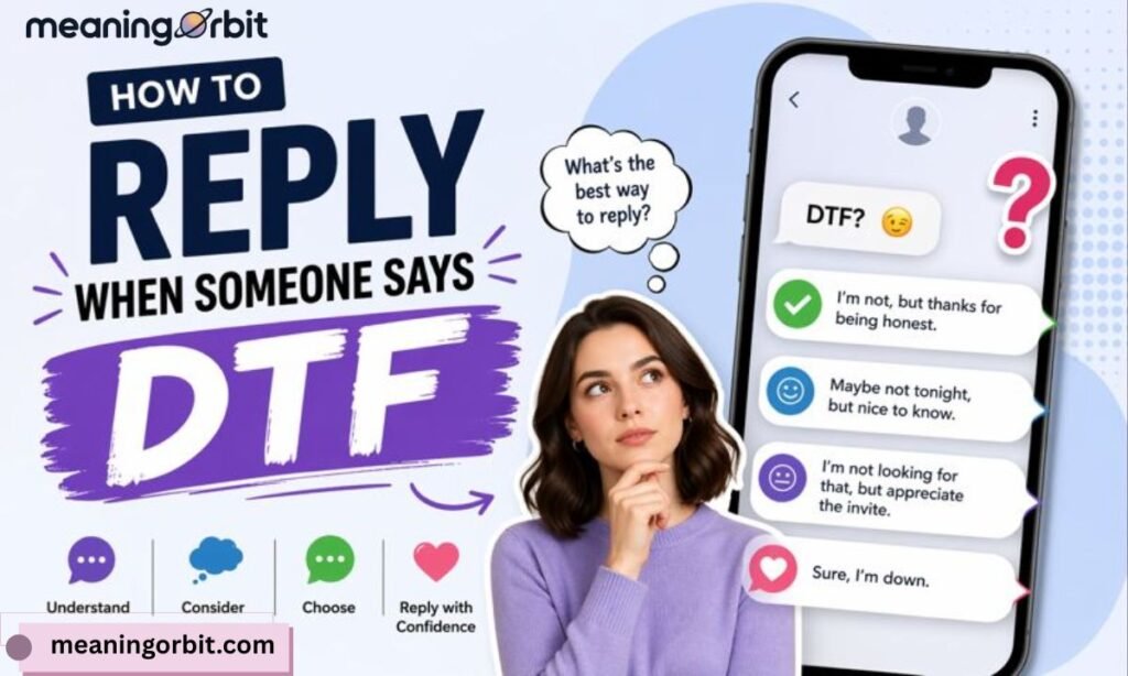 How to Reply When Someone Says DTF
