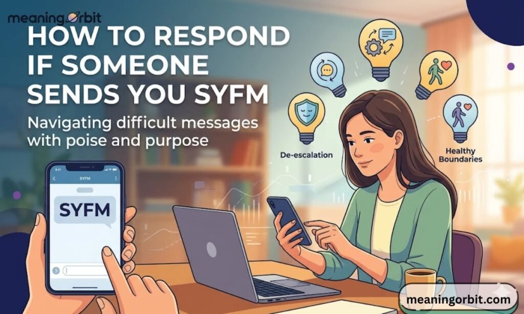 How to Respond If Someone Sends You SYFM