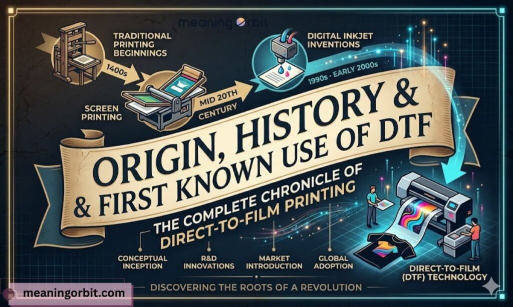 Origin, History and First Known Use of DTF
