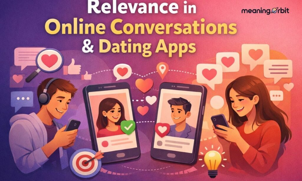 Relevance in Online Conversations & Dating Apps