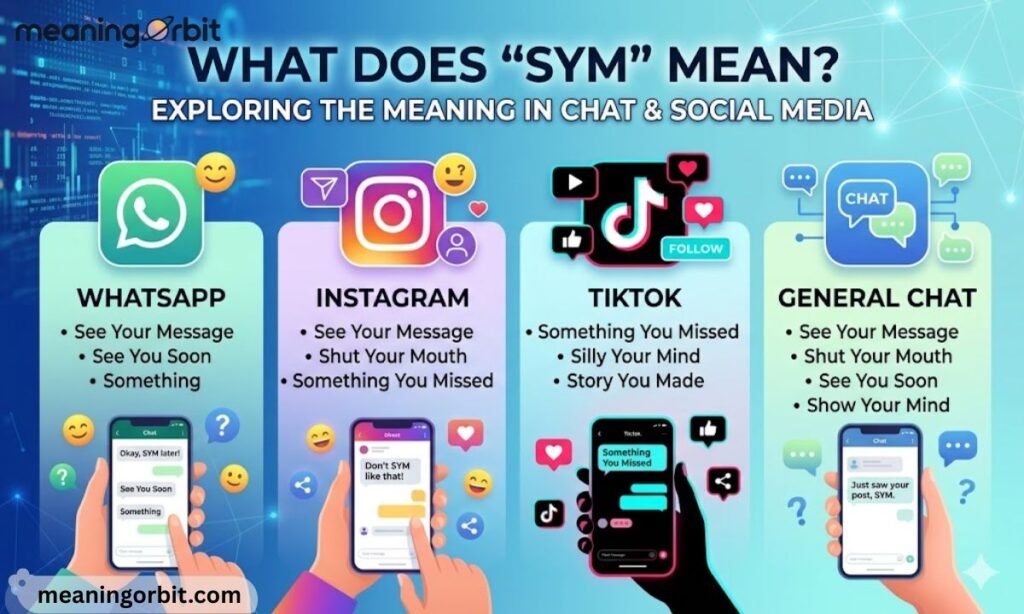 SYM Meaning in Chat, WhatsApp, Instagram, and TikTok