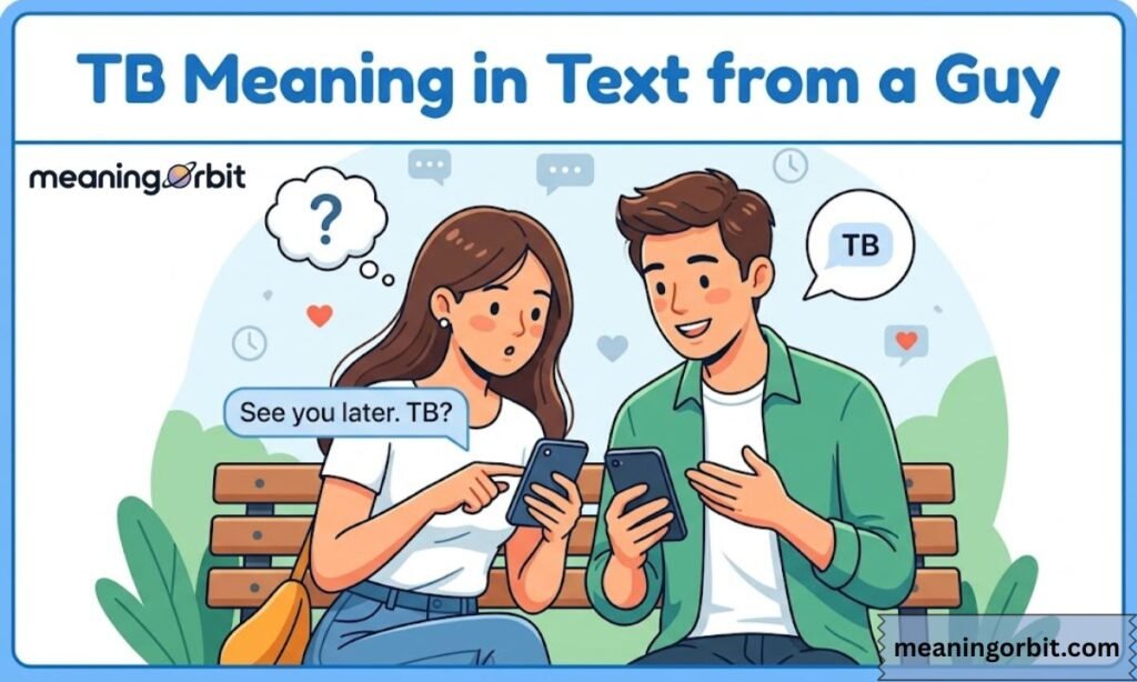 TB Meaning in Text from a Guy