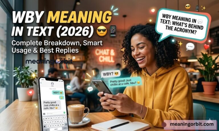 WBY Meaning in Text: Complete Breakdown, Smart Usage & Best Replies (2026) 😎📱