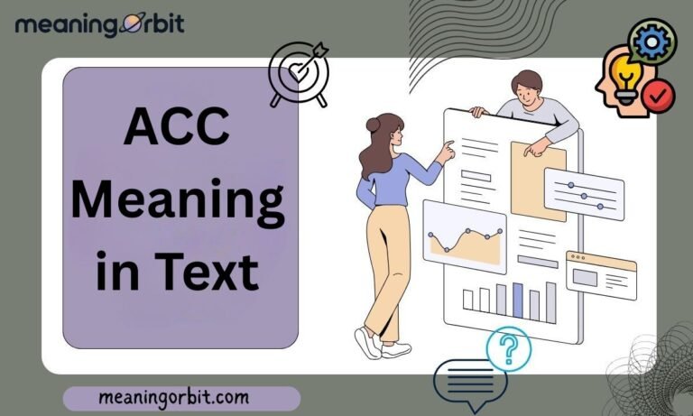 ACC Meaning in Text