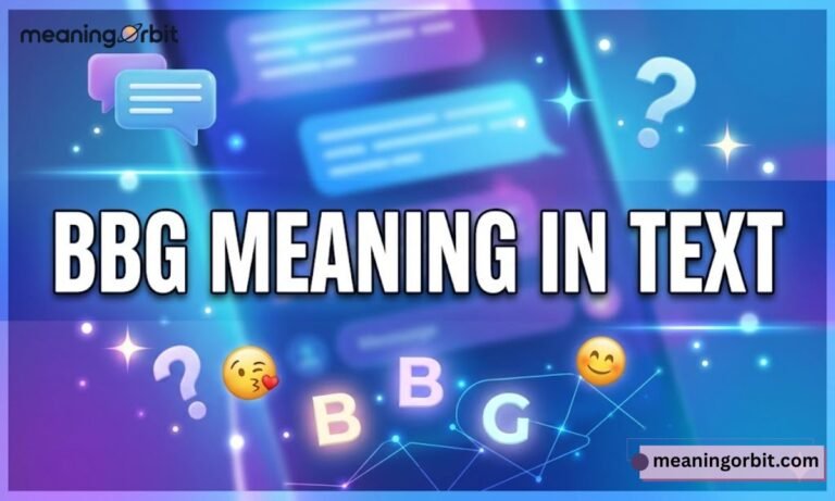 BBG Meaning in Text