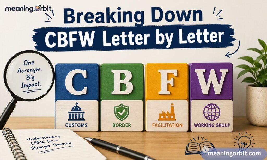 Breaking Down CBFW Letter by Letter