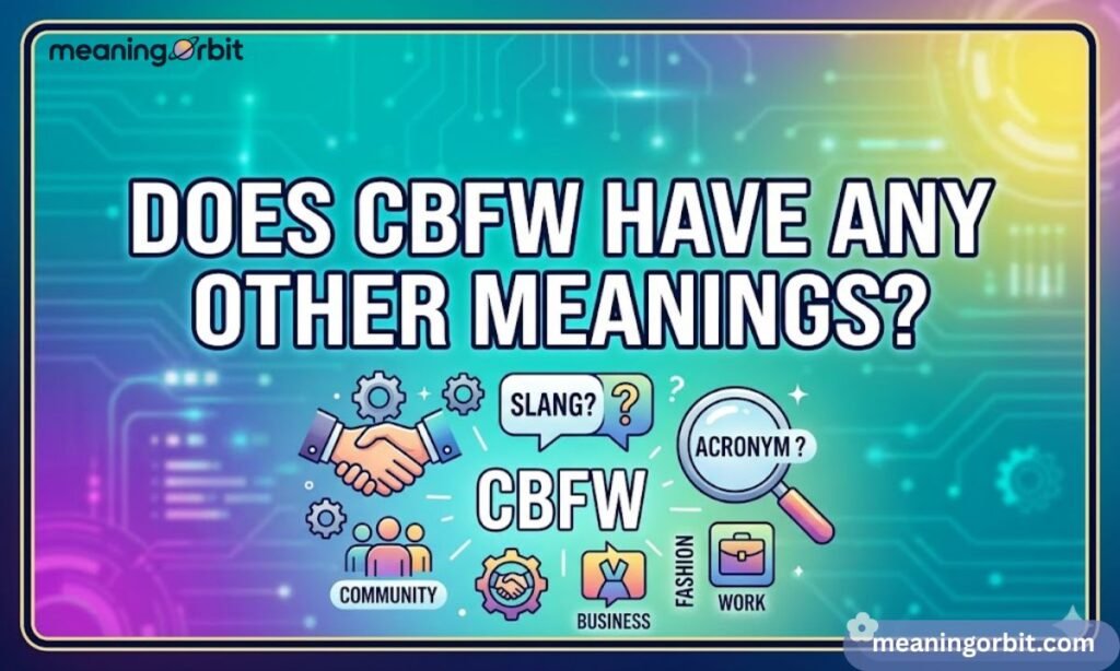 Does CBFW Have Any Other Meanings
