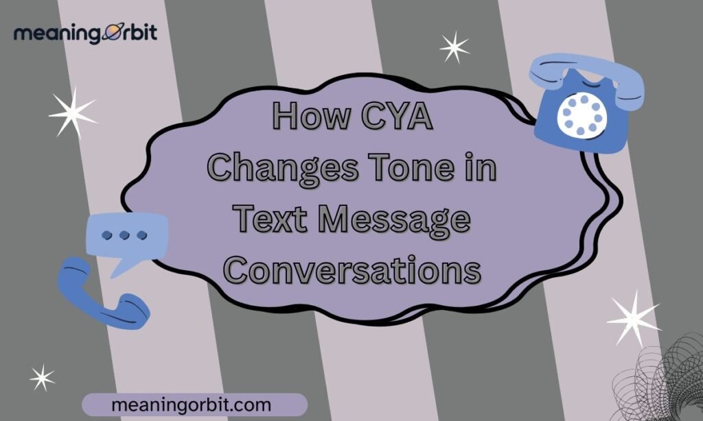 How CYA Changes Tone in Text Message Conversations
