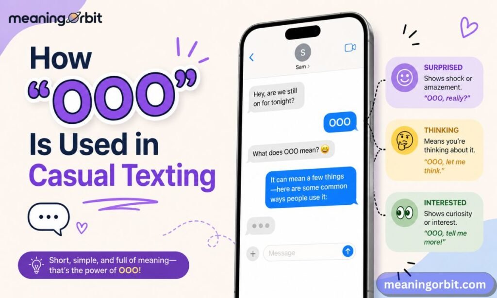 How OOO Is Used in Casual Texting