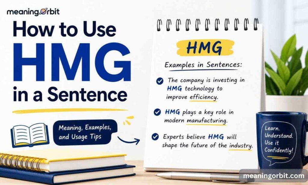 How to Use HMG in a Sentence