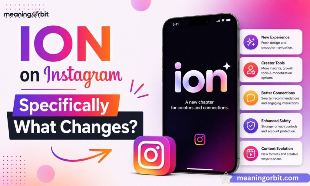 ION on Instagram Specifically What Changes