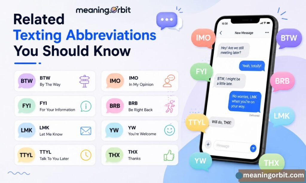 Related Texting Abbreviations You Should Know