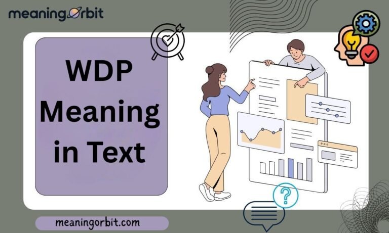 WDP Meaning in Text
