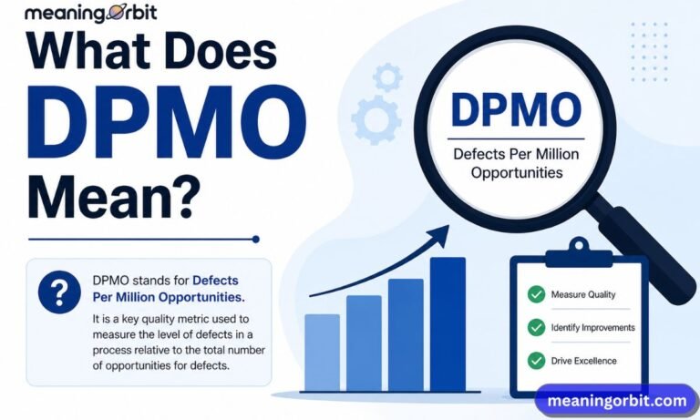 What Does DPMO Mean