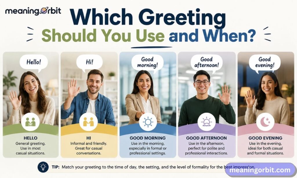 Which Greeting Should You Use and When