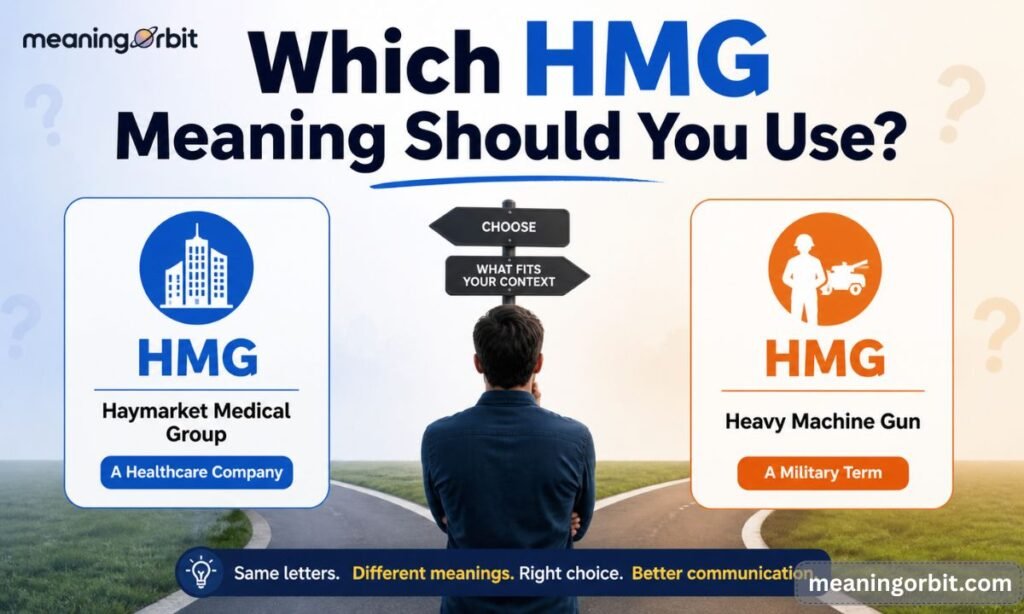Which HMG Meaning Should You Use?