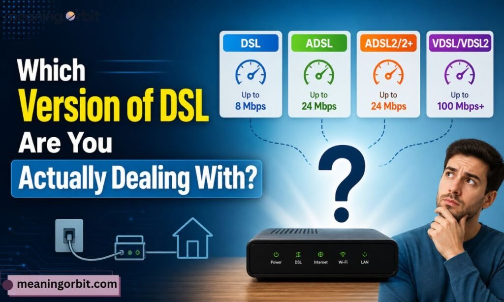 Which Version of DSL Are You Actually Dealing With