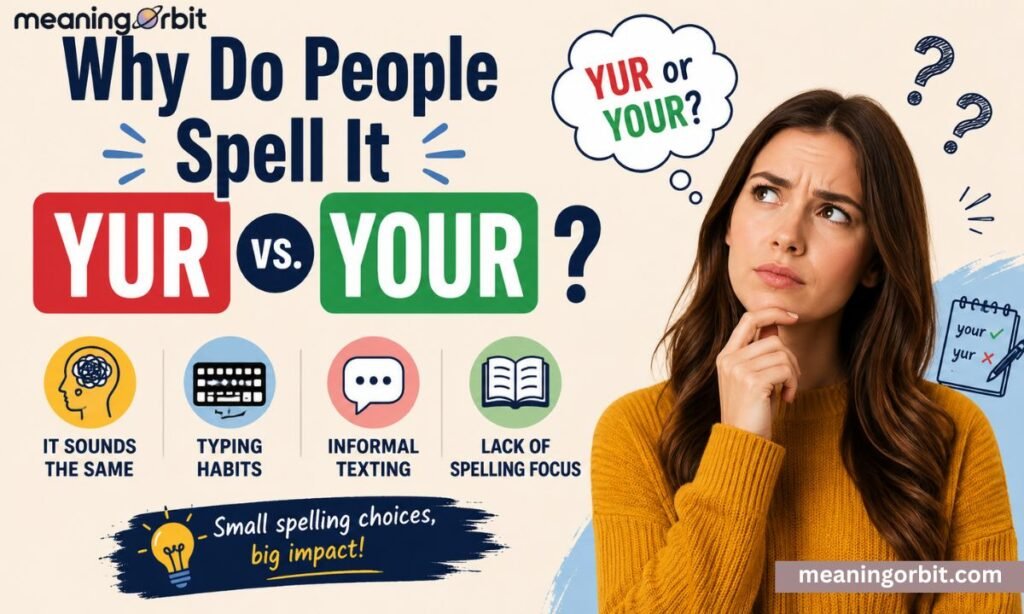 Why Do People Spell It YUR Instead of YOUR