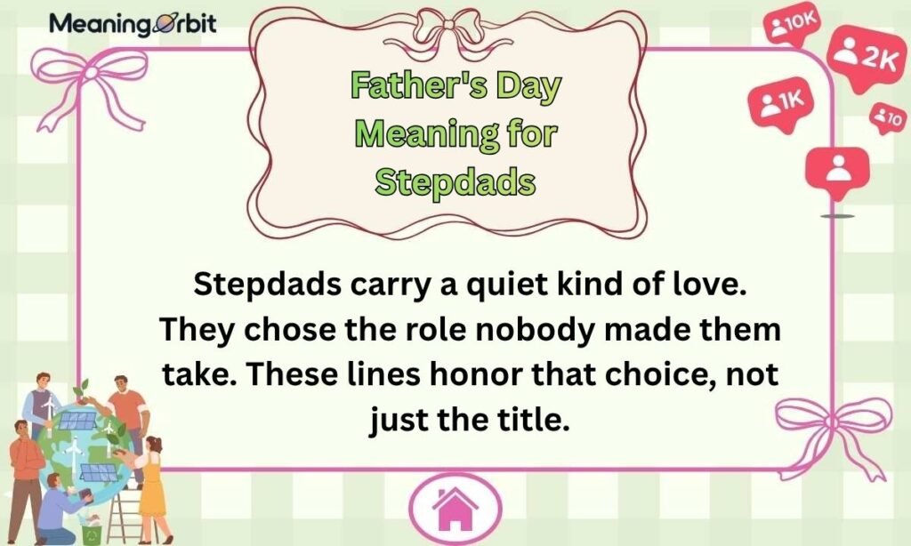Father's Day Meaning for Stepdads