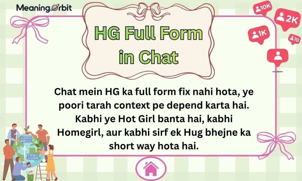 HG Full Form in Chat
