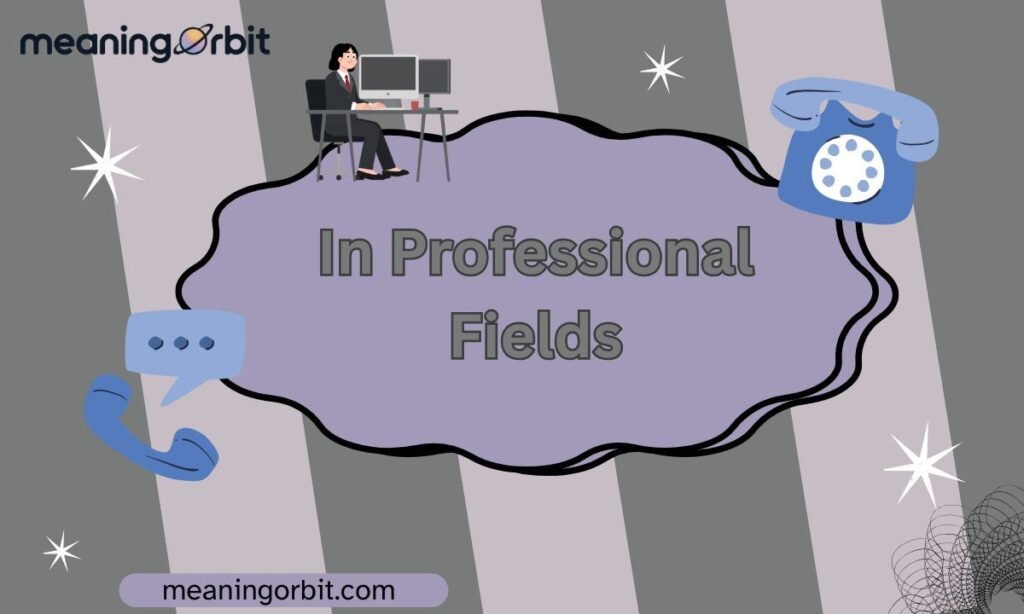 In Professional Fields