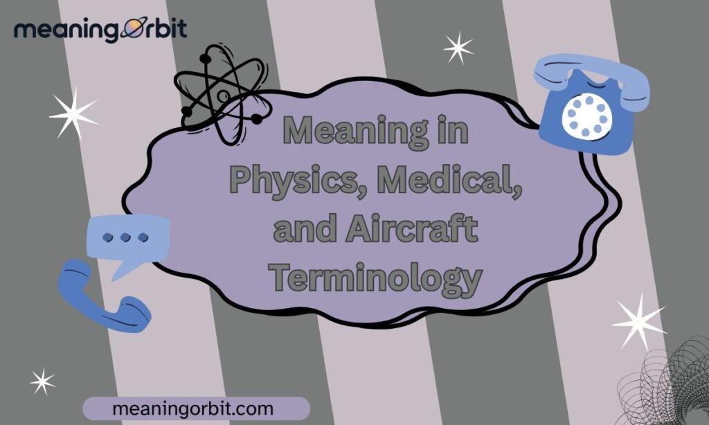 Meaning in Physics, Medical, and Aircraft Terminology