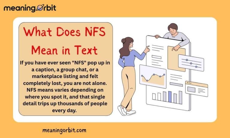What Does NFS Mean in Text