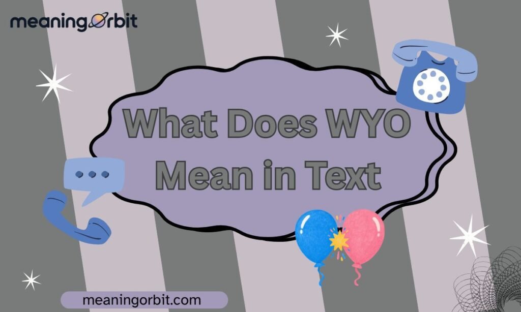 What Does WYO Mean in Text